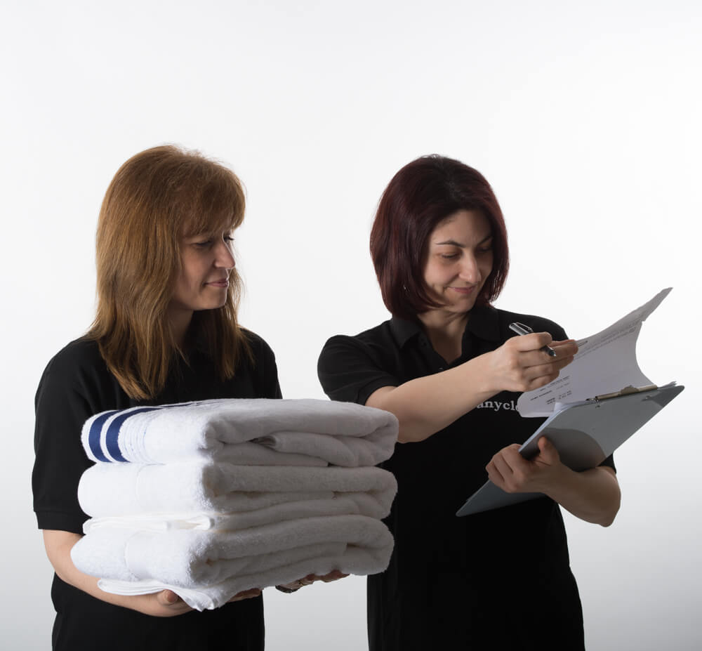 Trained and uniformed domestic cleaners in W4